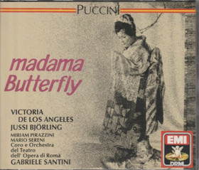 Puccini /De Los Angeles / Björling /Santini: Madama Butterfly 2CD Käyt