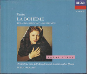Puccini / Tebaldi /Bergonzi /Bastianini /Serafin: La Bohème 2CD (Käyt)