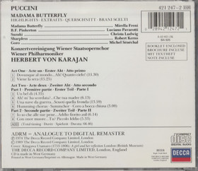 Puccini: Madama Butterfly - Highlights CD (Käyt)
