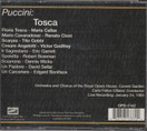 Puccini / Callas / Cioni / Gobbi /Gillario: Tosca 2CD (Käy)