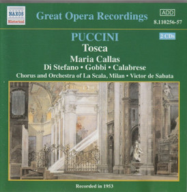 Puccini / Callas / Di Stefano / Gobbi / De Sabata: Tosca 2CD (Käyt)