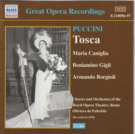 Puccini / Caniglia / Gigli / Borgioli / De Fabritiis: Tosca 2CD (Käyt)