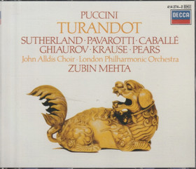 Puccini /Sutherland /Pavarotti /Caballé / Mehta: Turandot 2CD Box Käyt