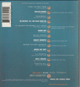 Ben Webster: Until Tonight CD (Käyt)
