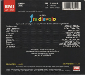 Daniel-Francois-Esprit Auber / Marc Soustrot: Fra Diavolo 2CD (Käyt)