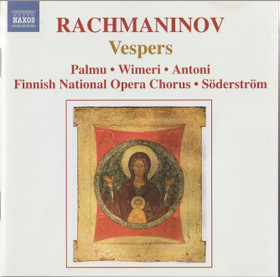 Rachmaninov: Vespers CD (Käyt)