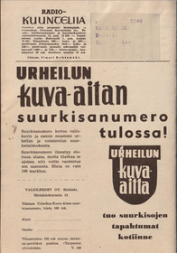 Radiokuuntelija 1956 No 30 (Käyt)