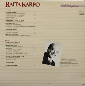 Raita Karpo: Kuule laulu sydämein LP (Käyt)