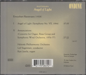 EinoJuhani Rautavaara: Angel Of Light CD (Käyt)