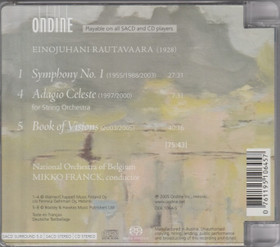 Einojuhani Rautavaara / Mikko Franck: Book Of Visions etc. SACD (Käyt)