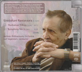 EinoJuhani Rautavaara: Manhattan Trilogy / Symphony No. 3. SACD (Käyt)