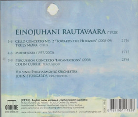 Einojuhani Rautavaara / John Storgårds: Modificata etc. CD (Käyt)