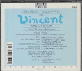 Einojuhani Rautavaara: Vincent 2CD (Käyt)