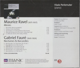 Ravel / Fauré / Perlemuter: Miroirs / Nocturnes CD (Käyt)