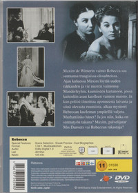 Alfred Hitchcock: Rebecca DVD (Käyt)