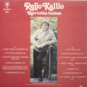 Reijo Kallio: Kuin tuhka tuuleen LP (Käyt)