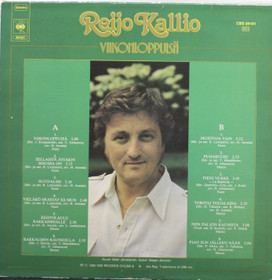 Reijo Kallio: Viikonloppuisä LP (Käyt)
