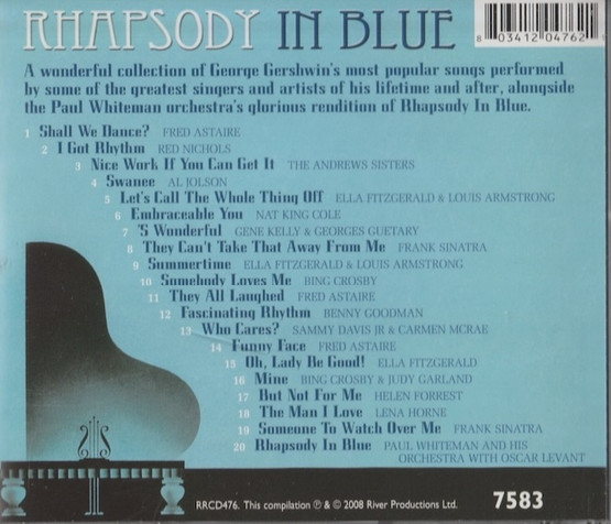 Rolf Lindblom / George Gershwin: Rhapsody in Blue CD (Käyt)