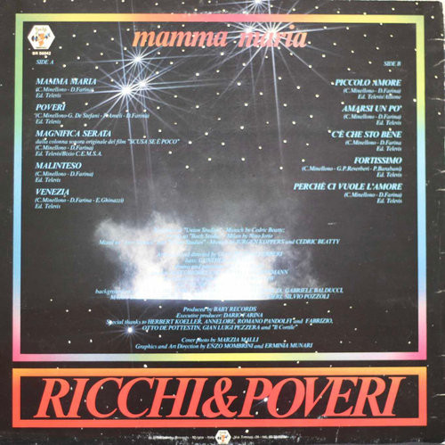 Ricchi & Poveri: Mamma Maria LP (Käyt)
