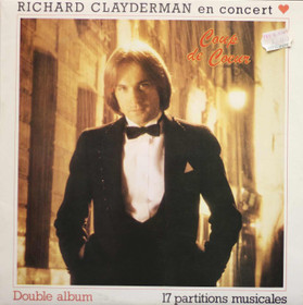 Richard Clayderman: En Concert ♥ Coup De Cœur LP (Käyt)