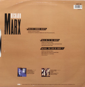 Richard Marx: Endless Summer Nights / Hold On To The Nights 12