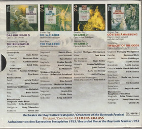 Richard Wagner / Clemens Krauss: Der Ring Des Nibelungen 14CD Box Käyt