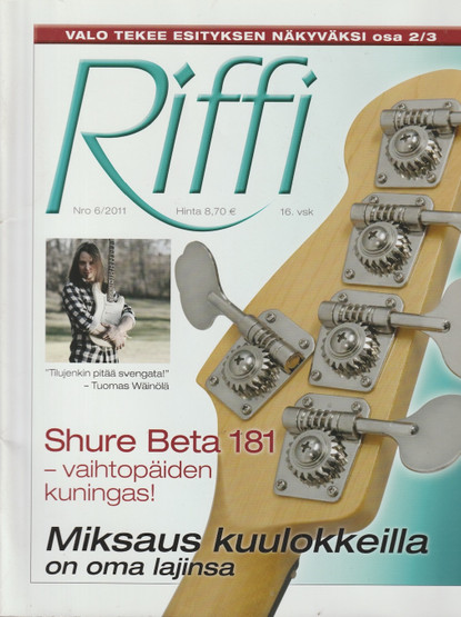 Riffi 6/2011. K3 (Käyt)