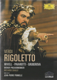 Verdi / Chailly / Pavarotti / Wixell / Gruberova: Rigoletto DVD (Käyt)