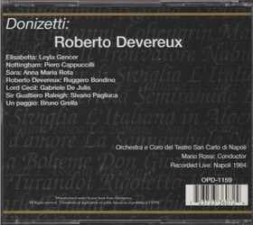 Donizetti / Gencer / Piero Cappuccilli: Roberto Devereux 2CD (Käyt)