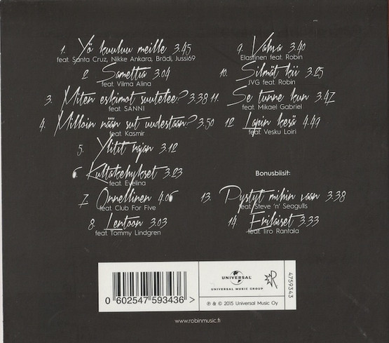 Robin: Yhdessä CD (Käyt)