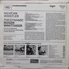 Roger Whittaker: Mexican Whistler LP (Käyt)