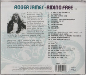 Roger James: Riding Free CD (Uusi)