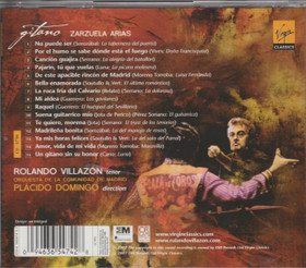 Rolando Villazón /  Placido Domingo: Gitano Zarzuela Arias CD (Käyt)
