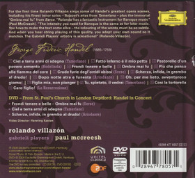 Handel / Rolando Villazón / Players / McCreesh: Handel CD+DVD (Käyt)