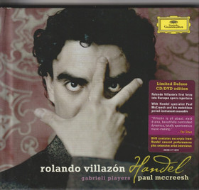 Handel / Rolando Villazón / Players / McCreesh: Handel CD+DVD (Käyt)