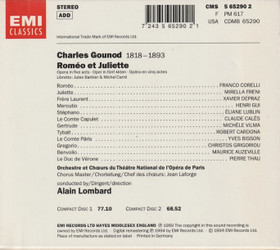 Gounod / Alain Lombard: Roméo Et Juliette 2CD (Käyt)