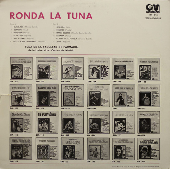 Ronda La Tuna LP (Käyt)