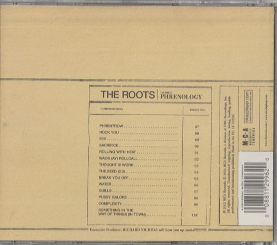 Roots: Phrenology CD (Käyt)