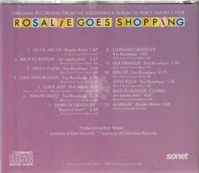 Bob Telson: Rosalie Goes Shopping (Original Soundtrack) CD (Käyt)
