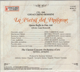 Rossini: La Pietra Del Paragone 3CD Box (Käyt)