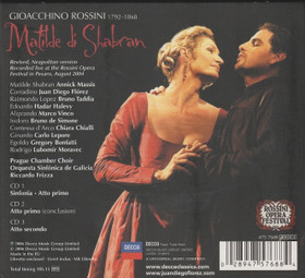 Rossini / Riccardo Frizza: Matilde Di Shabran 3CD Box (Käyt)