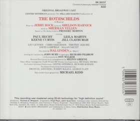 Rothschilds - A Musical (Original Broadway Cast) CD (Käyt)