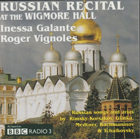 Inese Galante & Roger Vignoles: Russian Recital At Wigmore Hall CD 