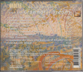 Kaija Saariaho / Hannu Lintu: From the Grammar of Dreams CD (Käyt)
