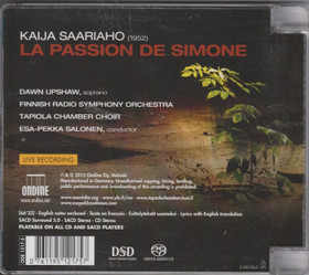 Kaija Saariaho / Esa-Pekka Salonen: La Passion De Simone SACD (Käyt)