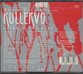 Aulis Sallinen: Kullervo 3CD (Käyt)