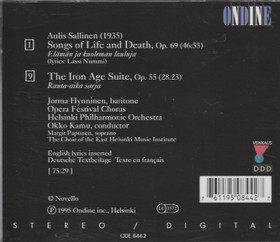 Aulis Sallinen: Songs Of Life And Death / The Iron Age Suite CD (Käyt)