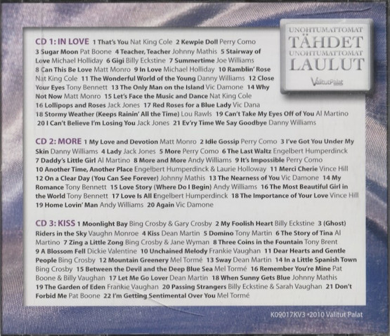 V/A: Samettiäänet 3CD (Käyt)