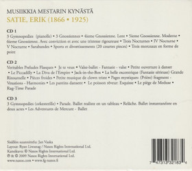 Satie: Musiikkia mestarin kynästä 3CD Box (Käyt)