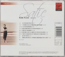 Satie / Anne Queffélec: Piano Works CD (Käyt)